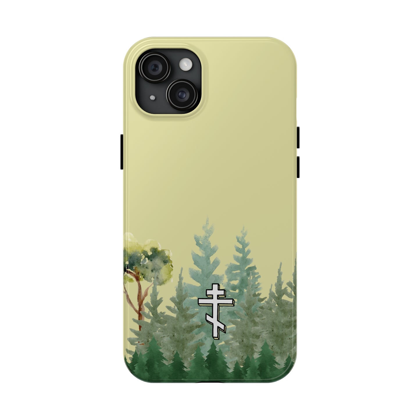 Orthodox Cross Forest iPhone Case