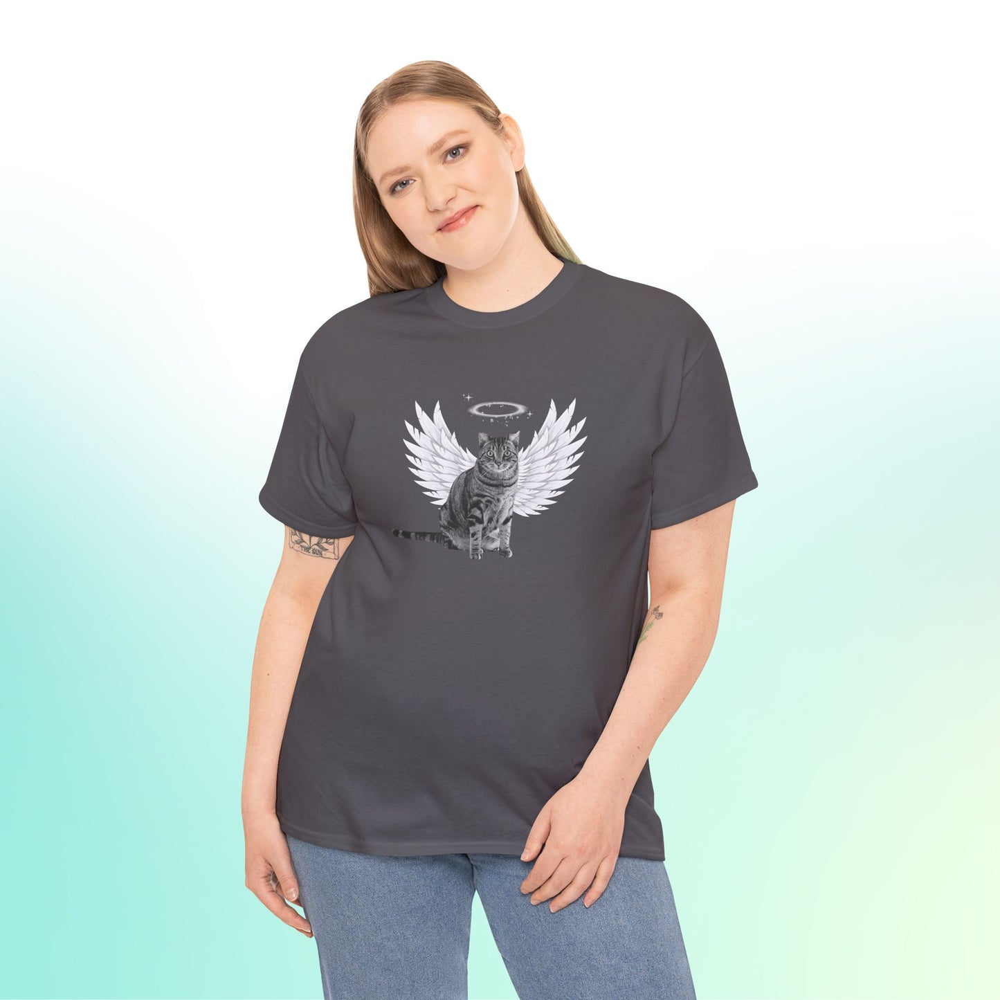 Custom Cat Angel T-Shirt