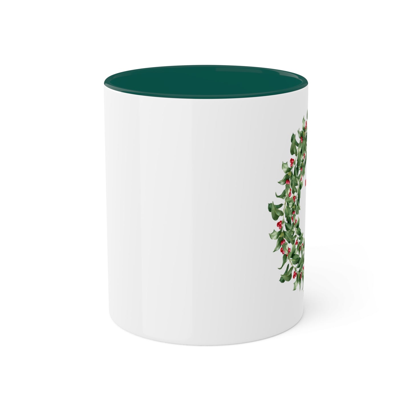 Orthodox Cross Christmas Wreath Mug