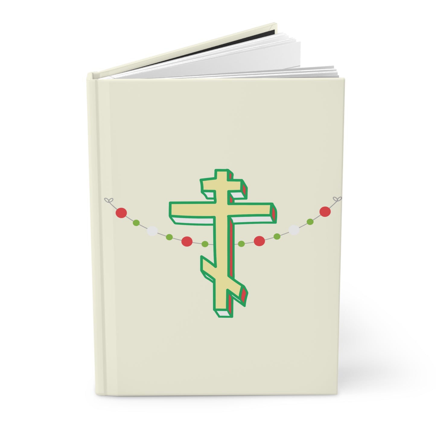 Orthodox Cross Garland of Lights Christmas Journal