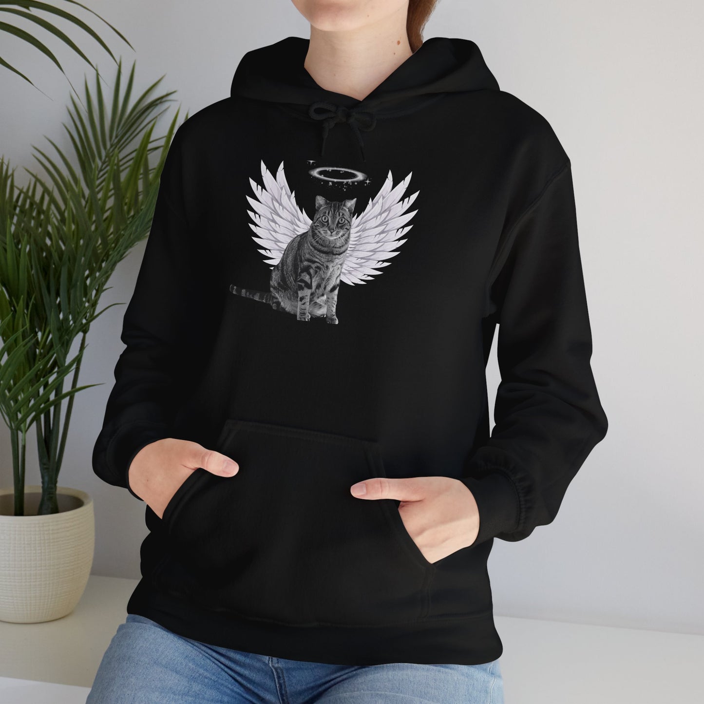 Custom Cat Angel Hoodie