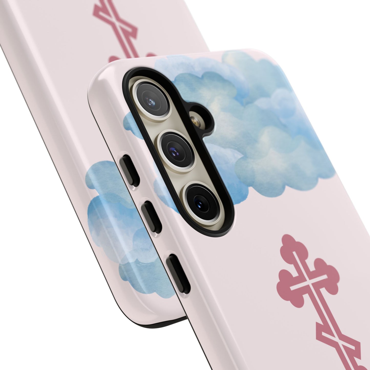 Mountain Clouds Orthodox Cross Tough Phone Case