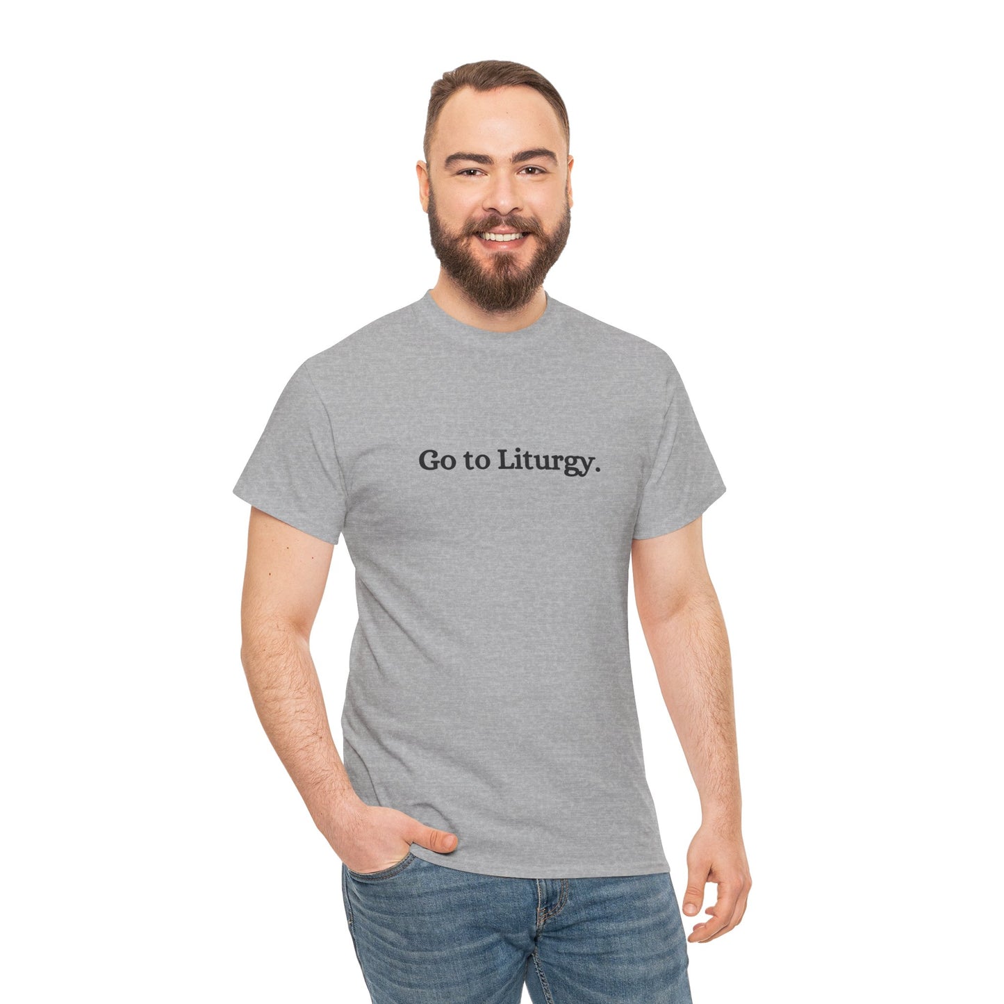 Go to Liturgy Orthodox Christian T-Shirt