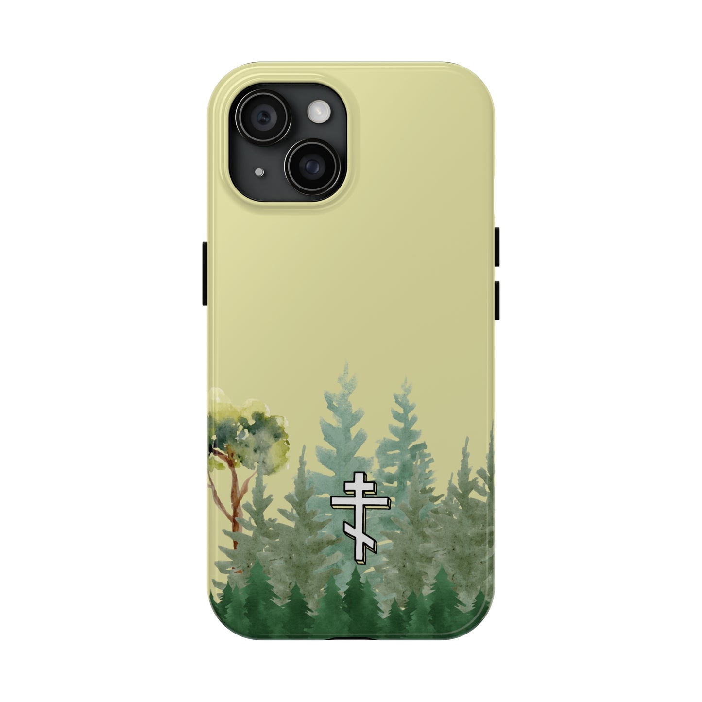 Orthodox Cross Forest iPhone Case