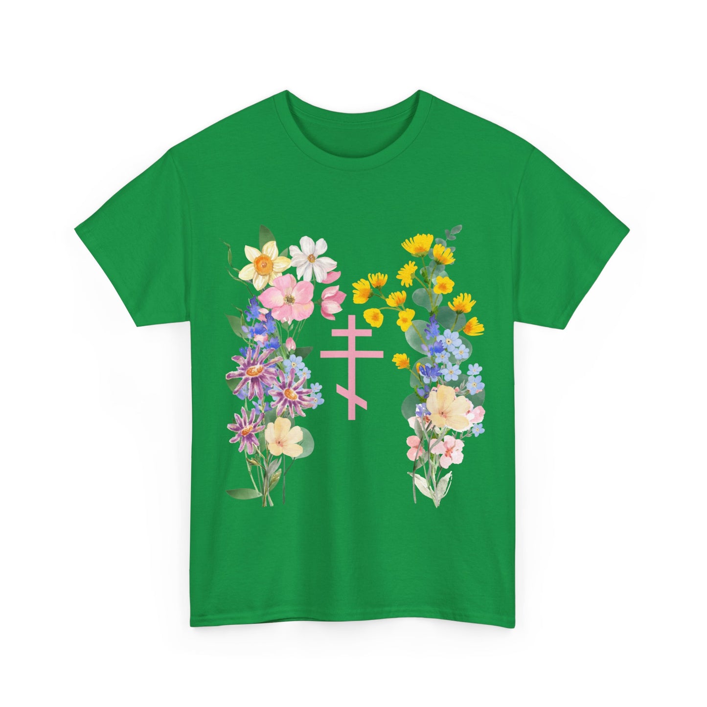 Wildflower Orthodox Cross T-Shirt