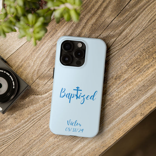 Personalized Baptized Tough iPhone Case