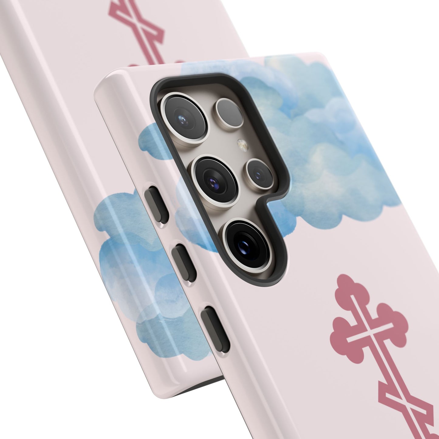 Mountain Clouds Orthodox Cross Tough Phone Case