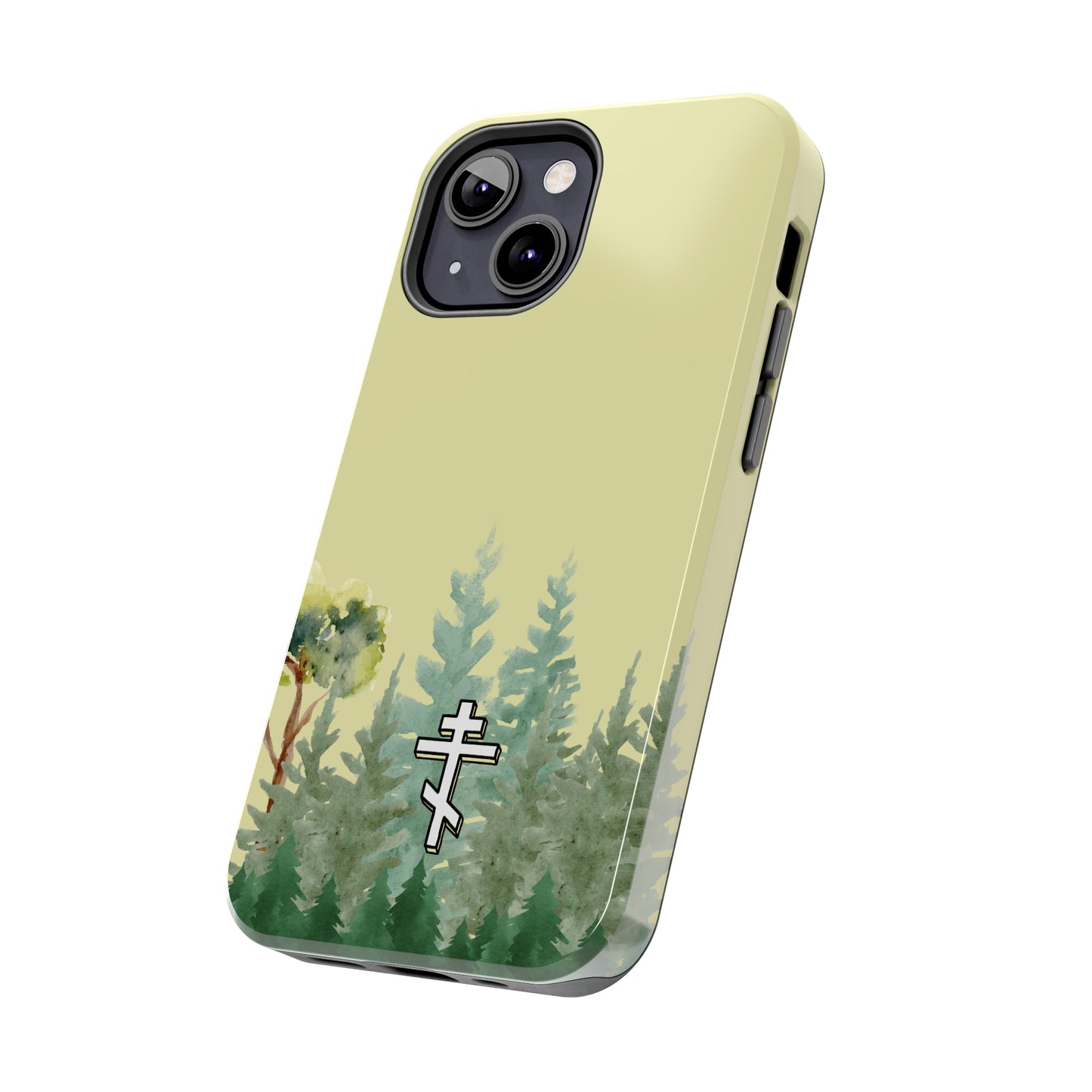 Orthodox Cross Forest iPhone Case