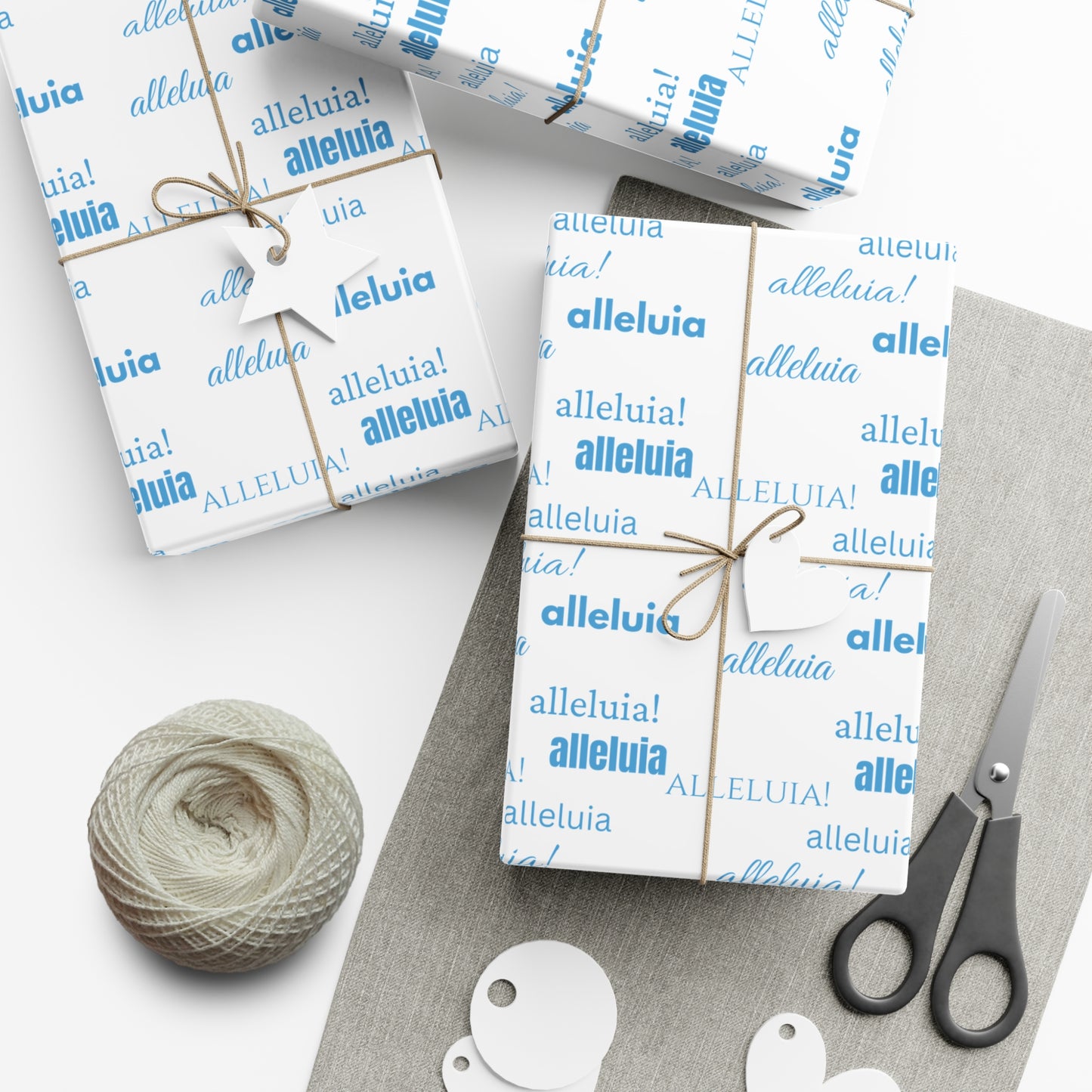 Alleluia Christmas Gift Wrap Papers