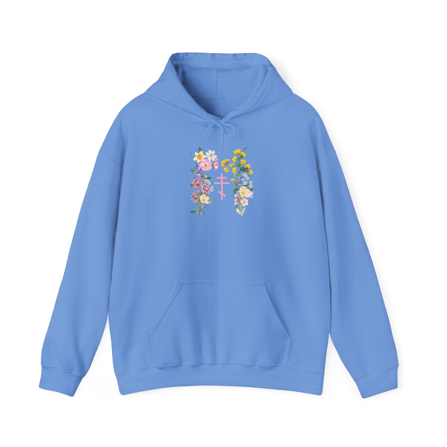 Wildflower Orthodox Cross Women Hoodie