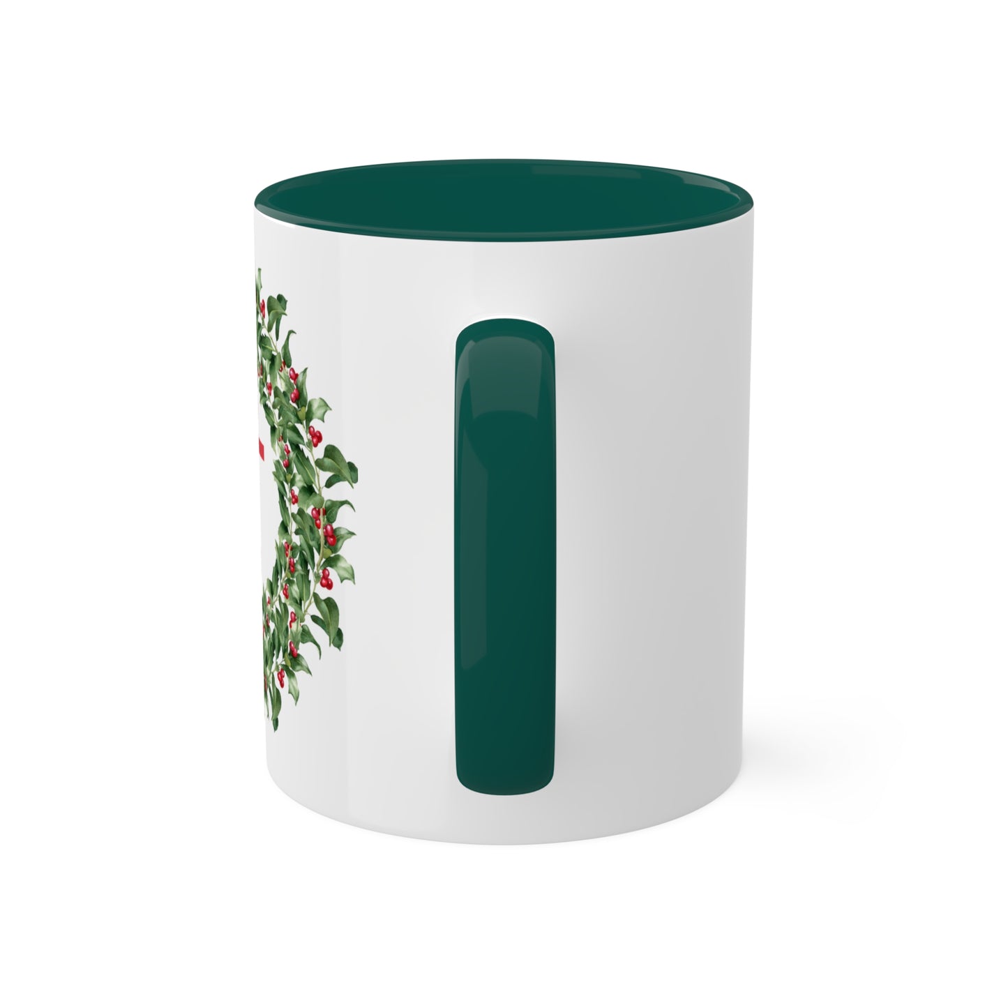 Orthodox Cross Christmas Wreath Mug