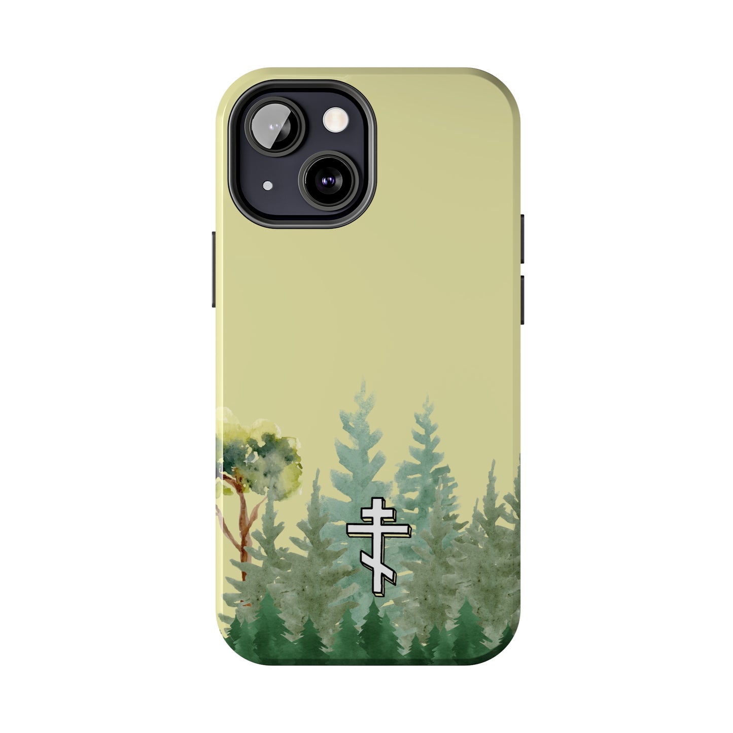 Orthodox Cross Forest iPhone Case