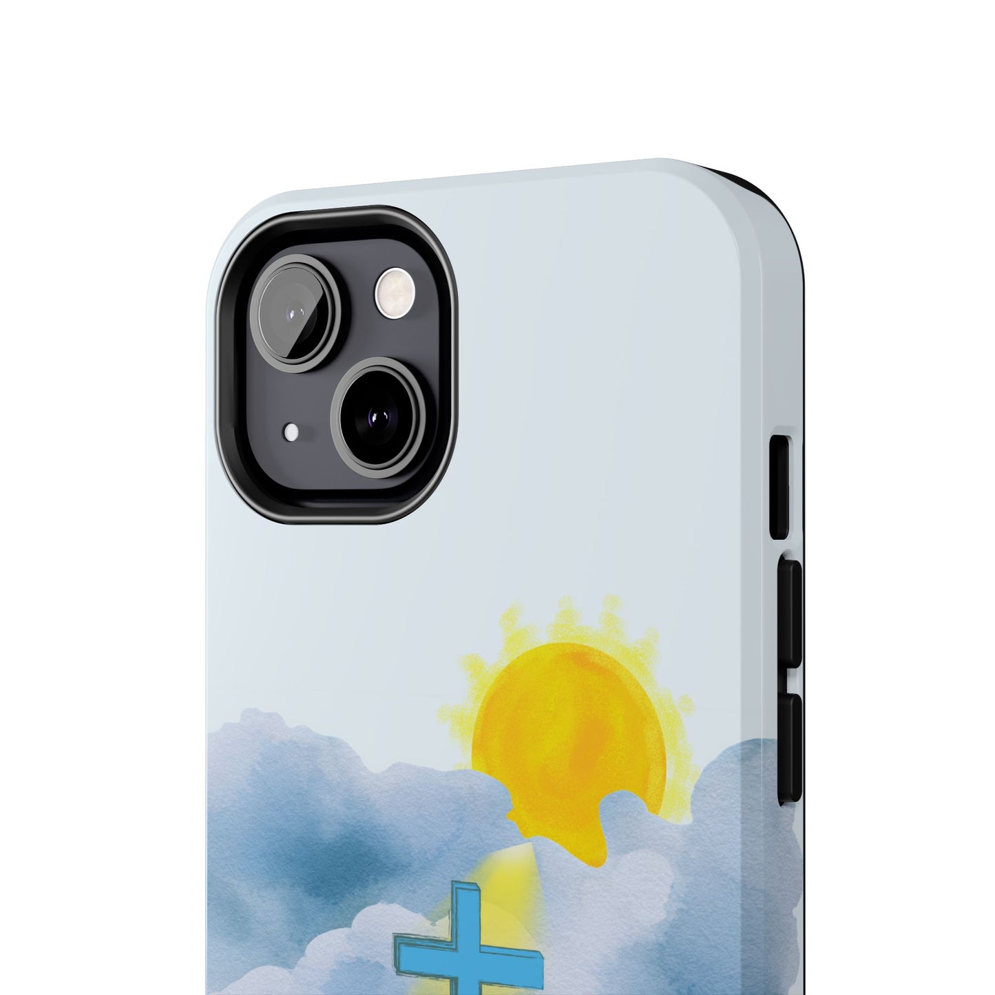 Cross Beach Scene Tough iPhone Case