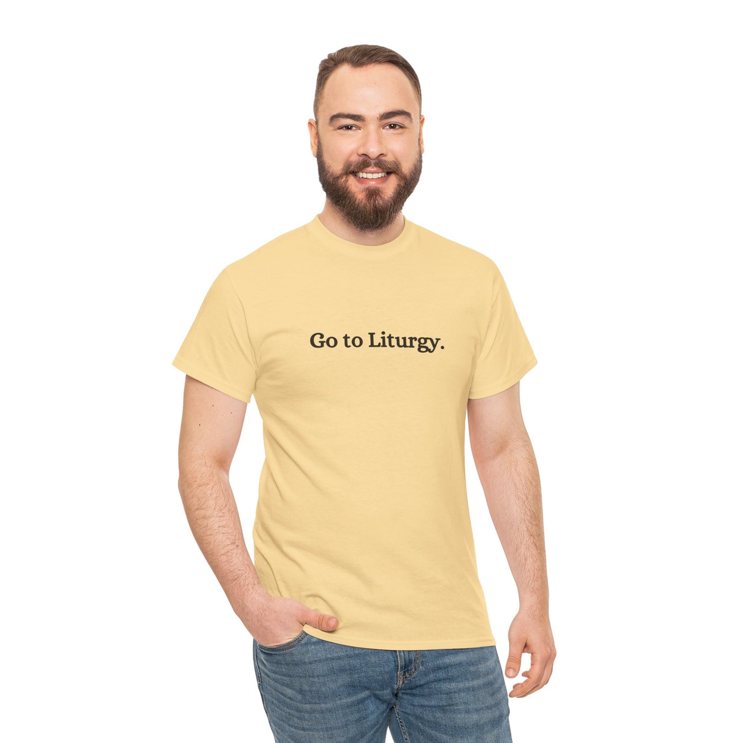 Go to Liturgy Orthodox Christian T-Shirt