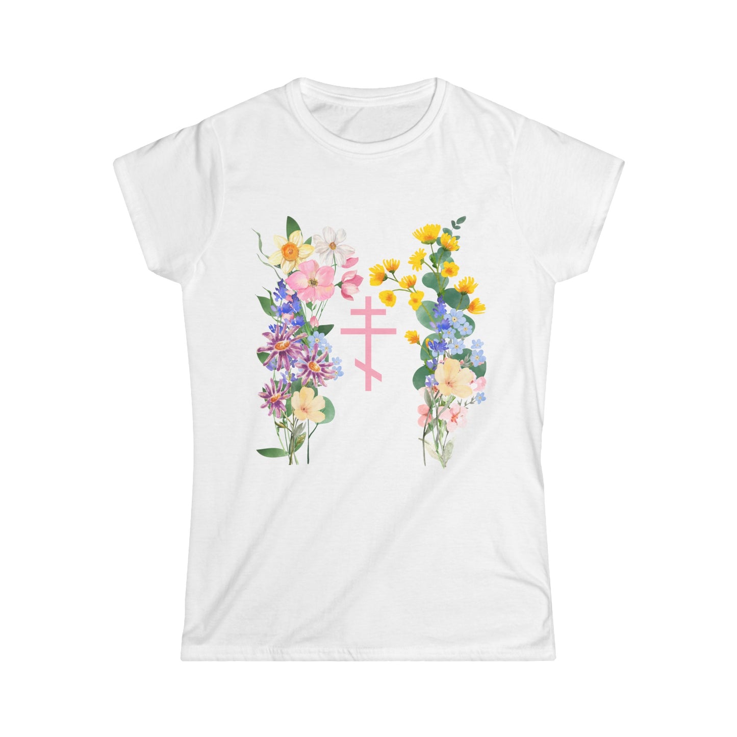 Wildflower Orthodox Cross Women's Tee