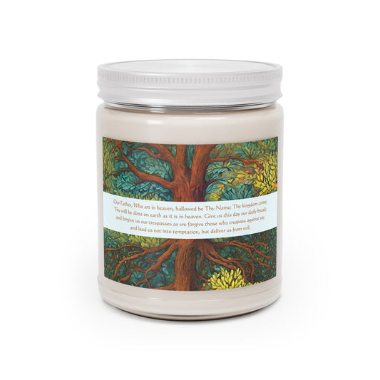 Scented Soy Candle ~ The Lord's Prayer Our Father