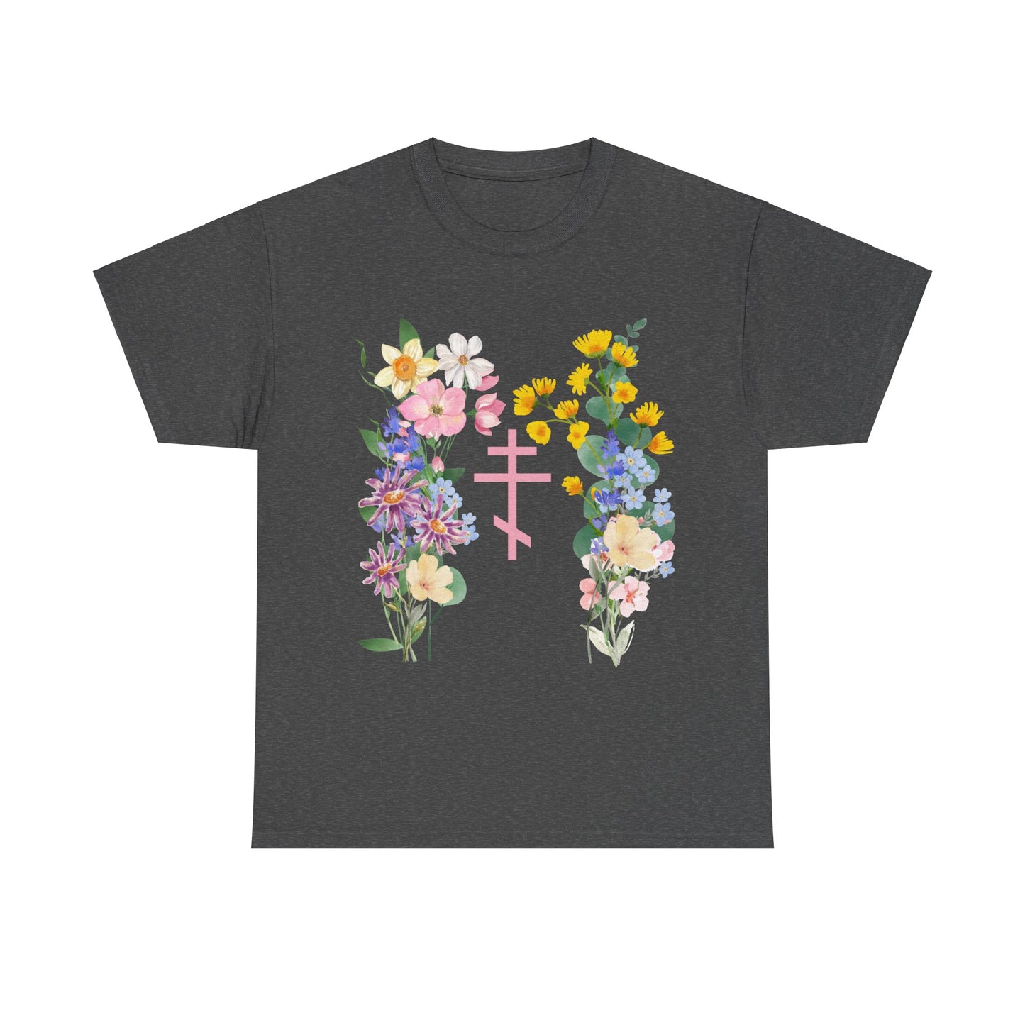 Wildflower Orthodox Cross T-Shirt