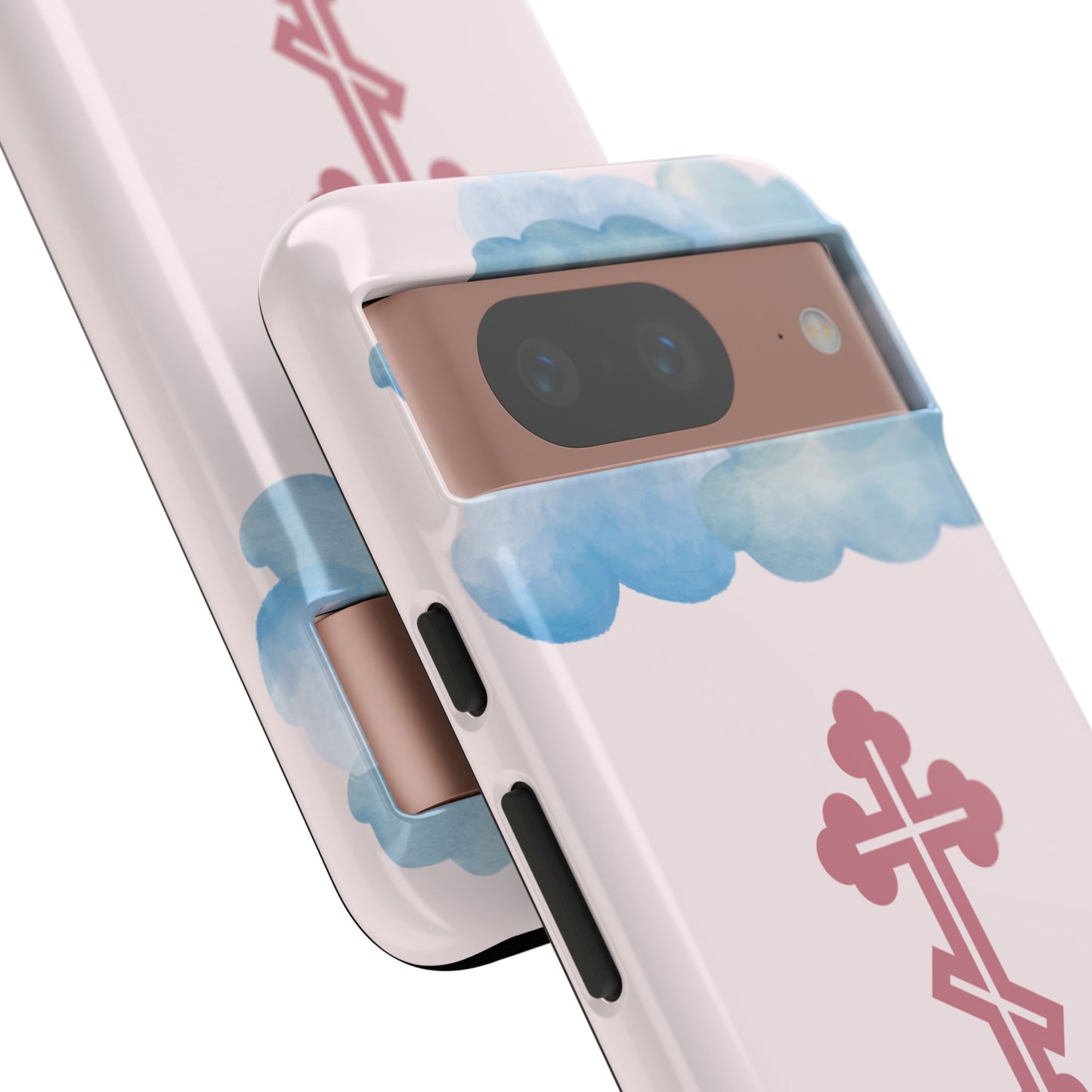 Mountain Clouds Orthodox Cross Tough Phone Case