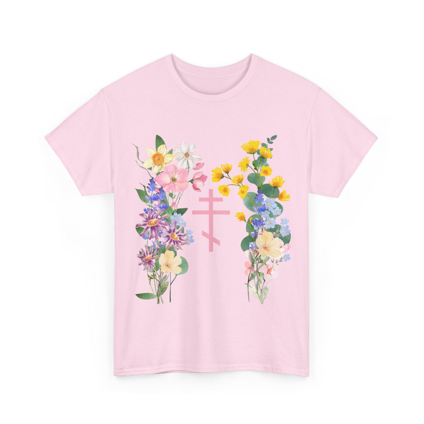 Wildflower Orthodox Cross T-Shirt