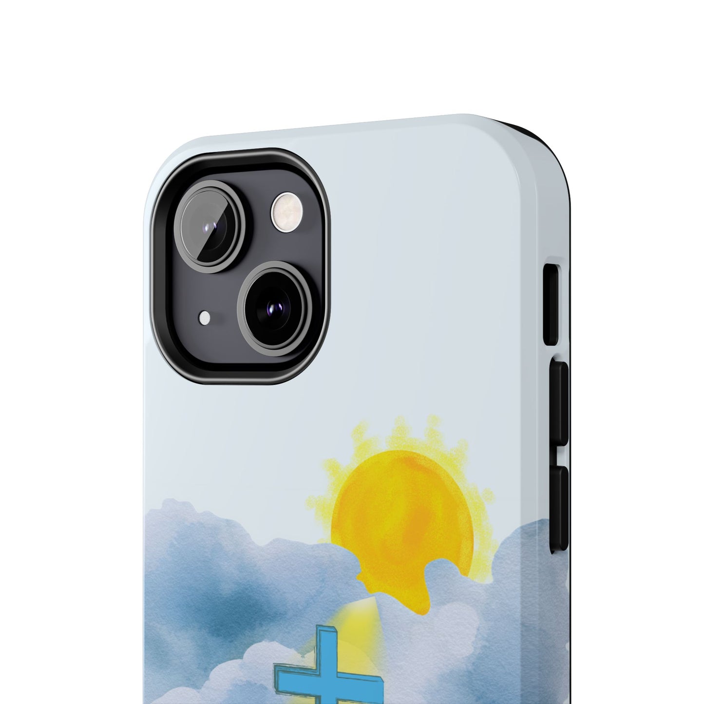 Cross Beach Scene Tough iPhone Case