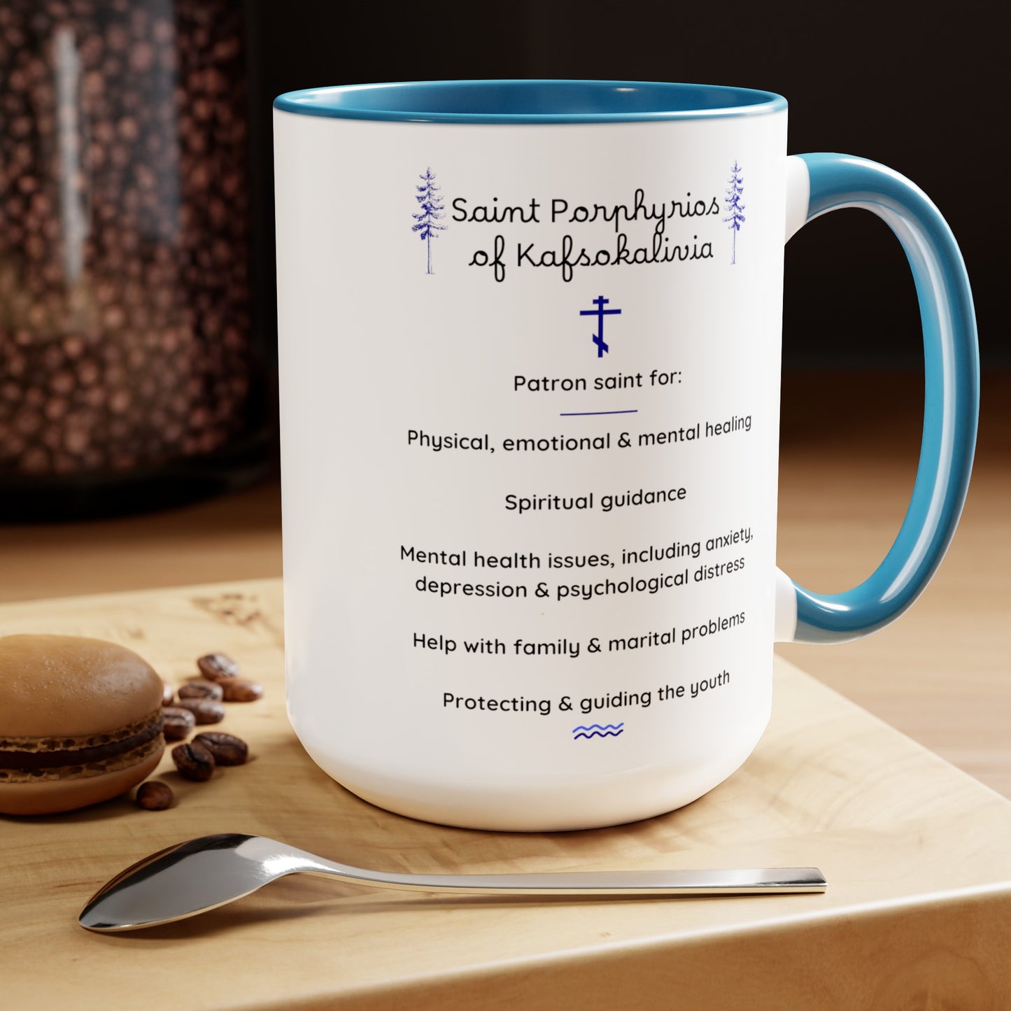 St. Porphyrios of Kafsokalivia Orthodox Church Saint Mug