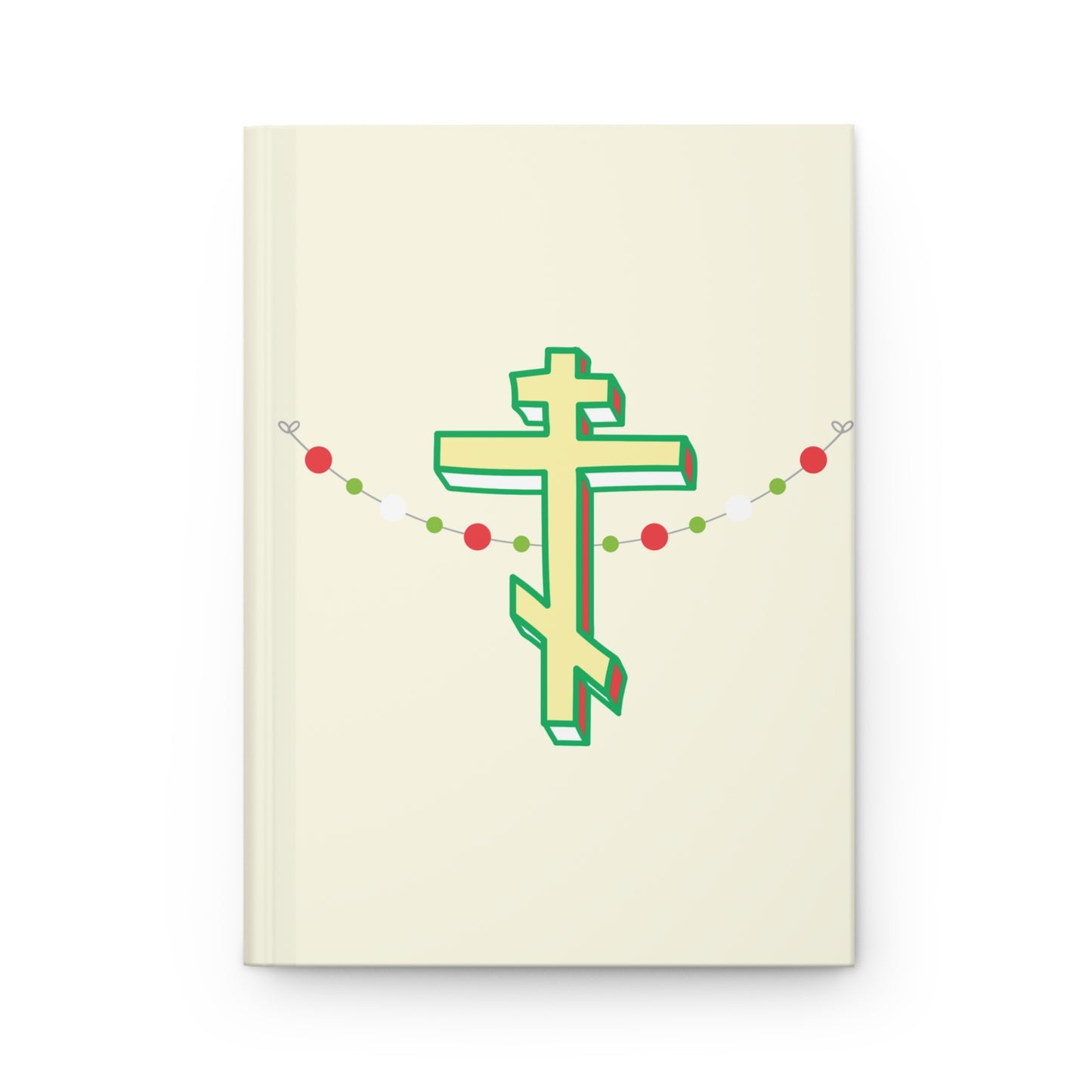 Orthodox Cross Garland of Lights Christmas Journal