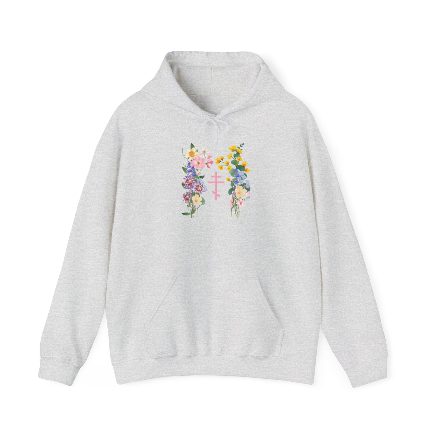 Wildflower Orthodox Cross Women Hoodie