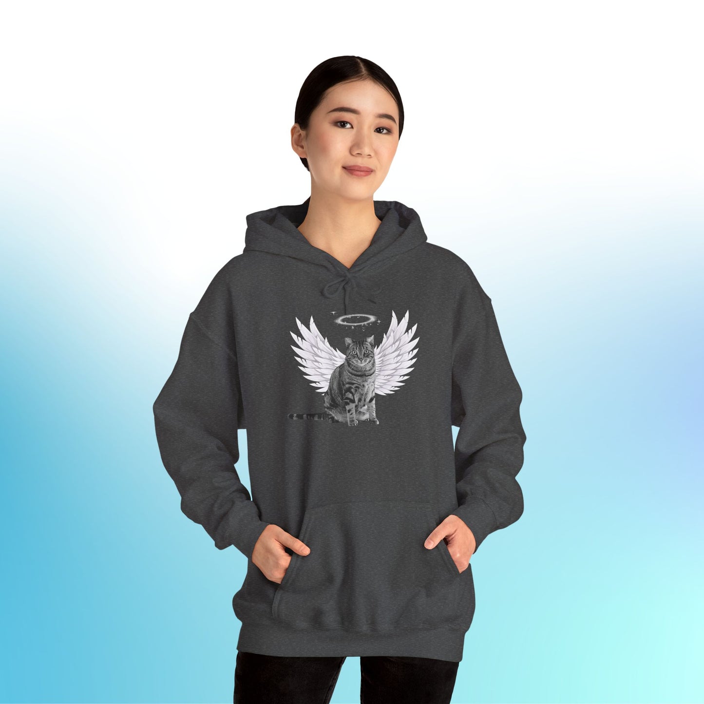 Custom Cat Angel Hoodie