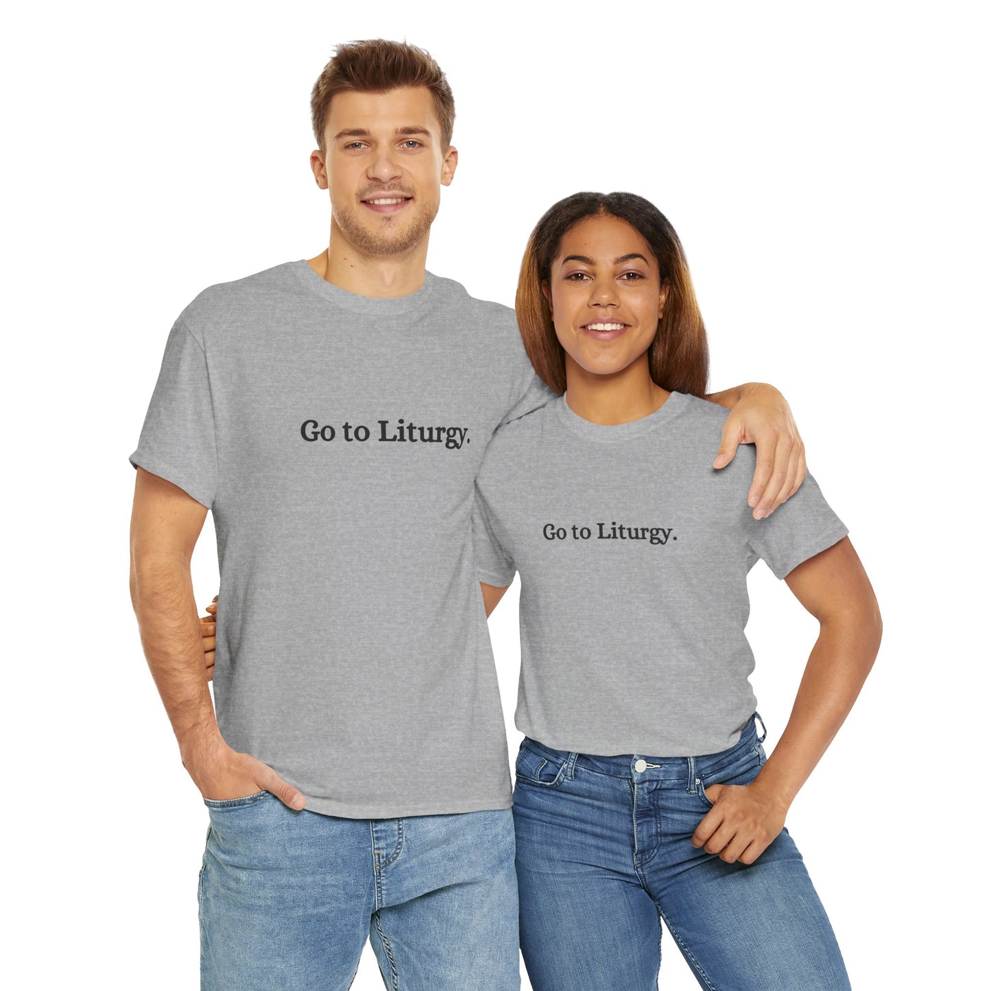 Go to Liturgy Orthodox Christian T-Shirt