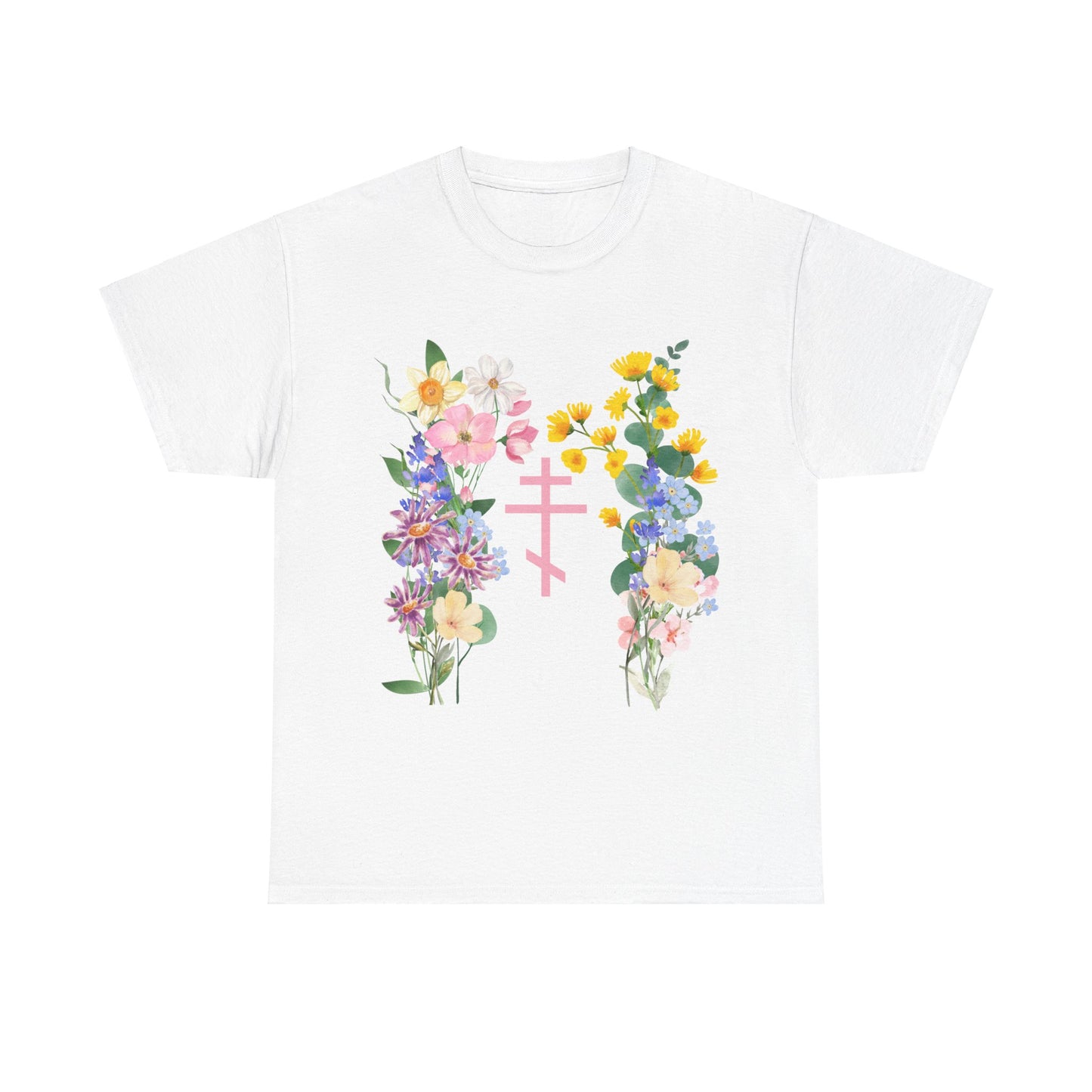 Wildflower Orthodox Cross T-Shirt