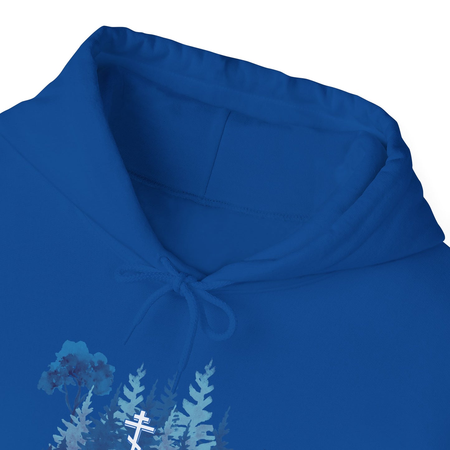 Orthodox Cross Blue Forest Hoodie