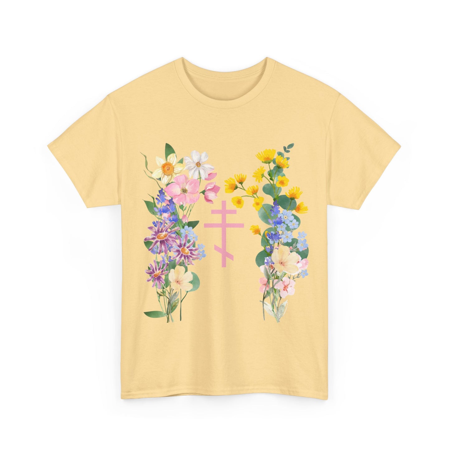 Wildflower Orthodox Cross T-Shirt