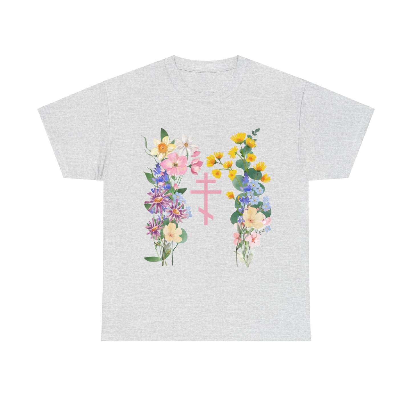 Wildflower Orthodox Cross T-Shirt