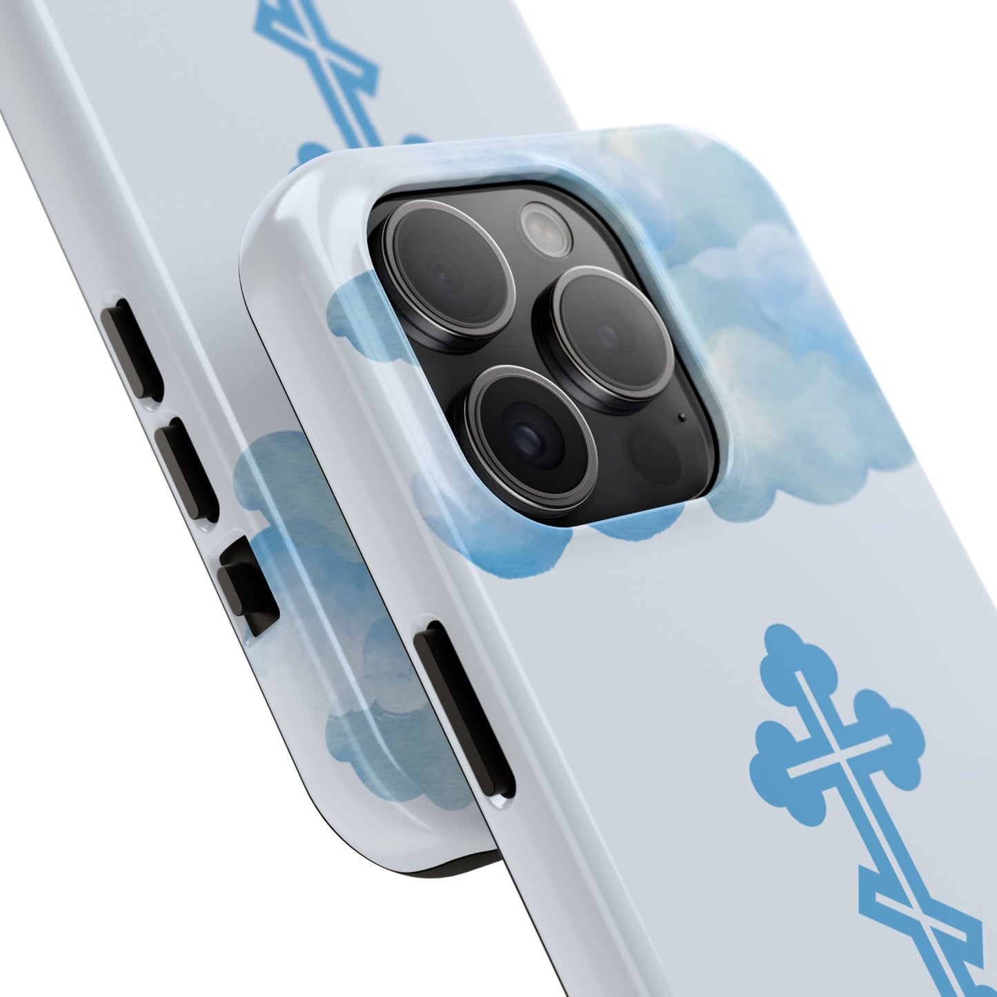 Mountain Clouds Orthodox Cross Tough iPhone Case