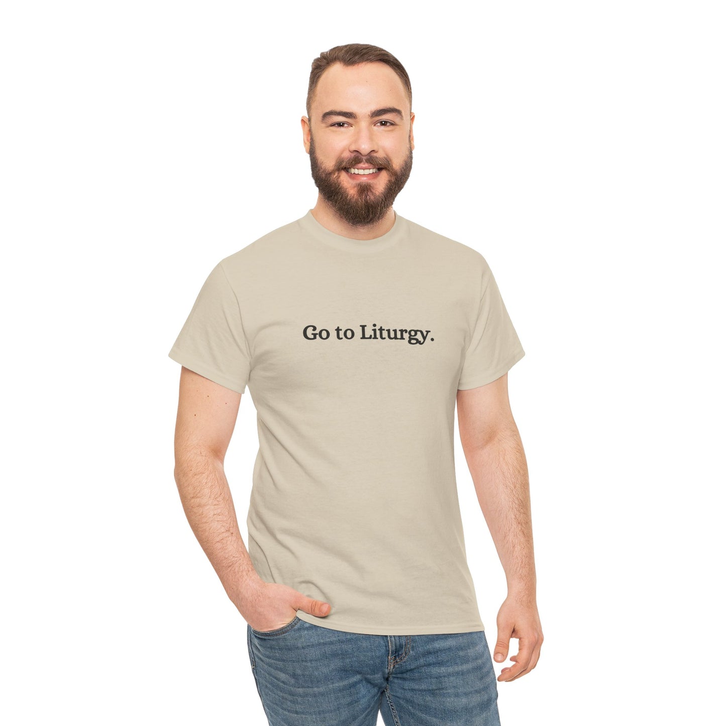 Go to Liturgy Orthodox Christian T-Shirt