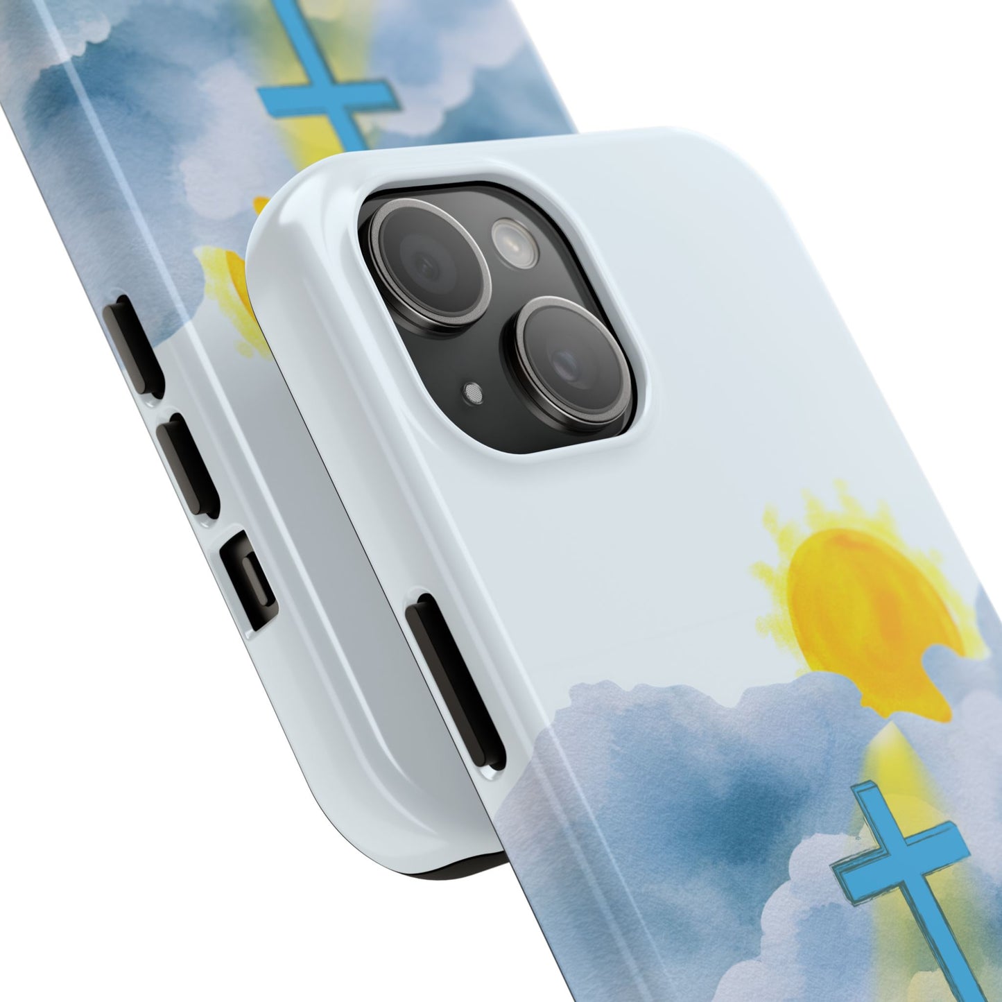 Cross Beach Scene Tough iPhone Case