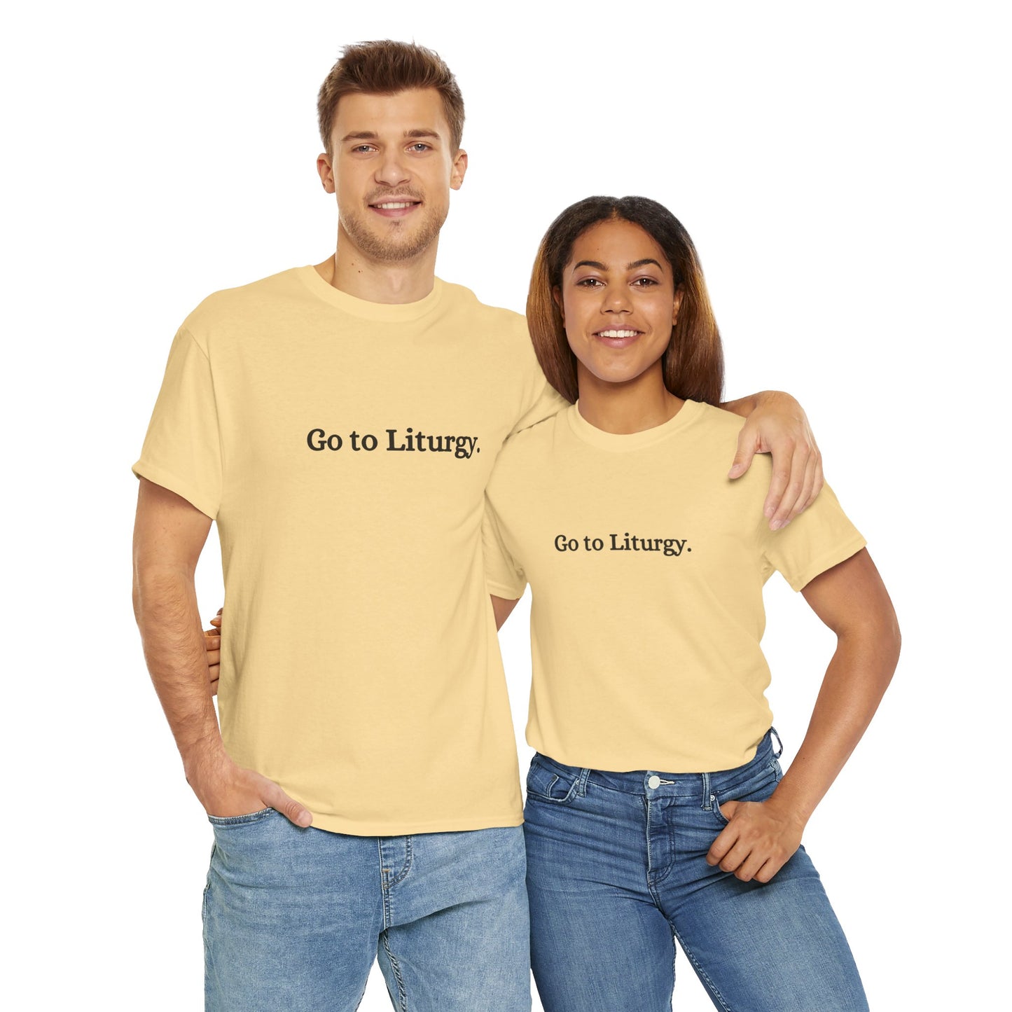 Go to Liturgy Orthodox Christian T-Shirt