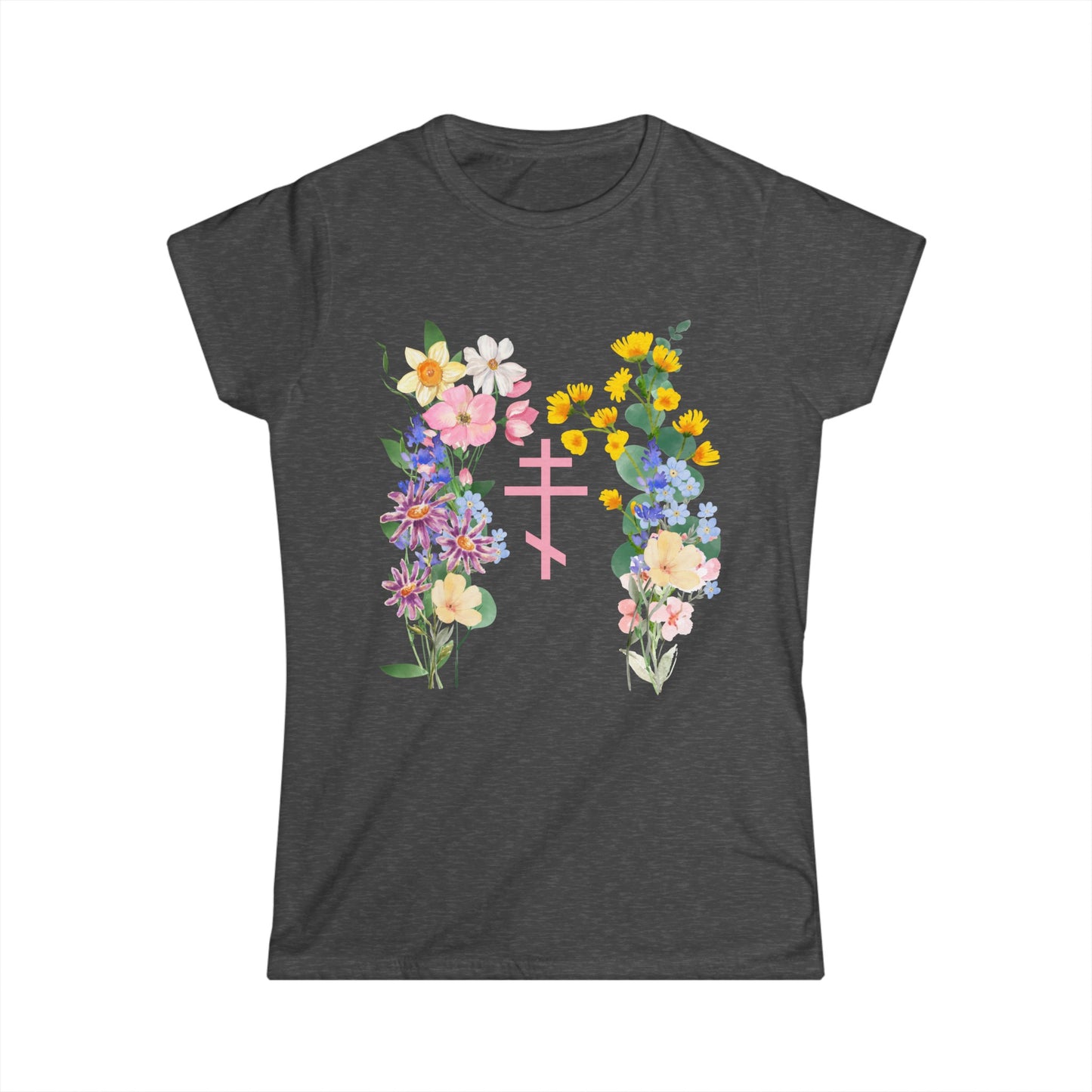 Wildflower Orthodox Cross Women's Tee