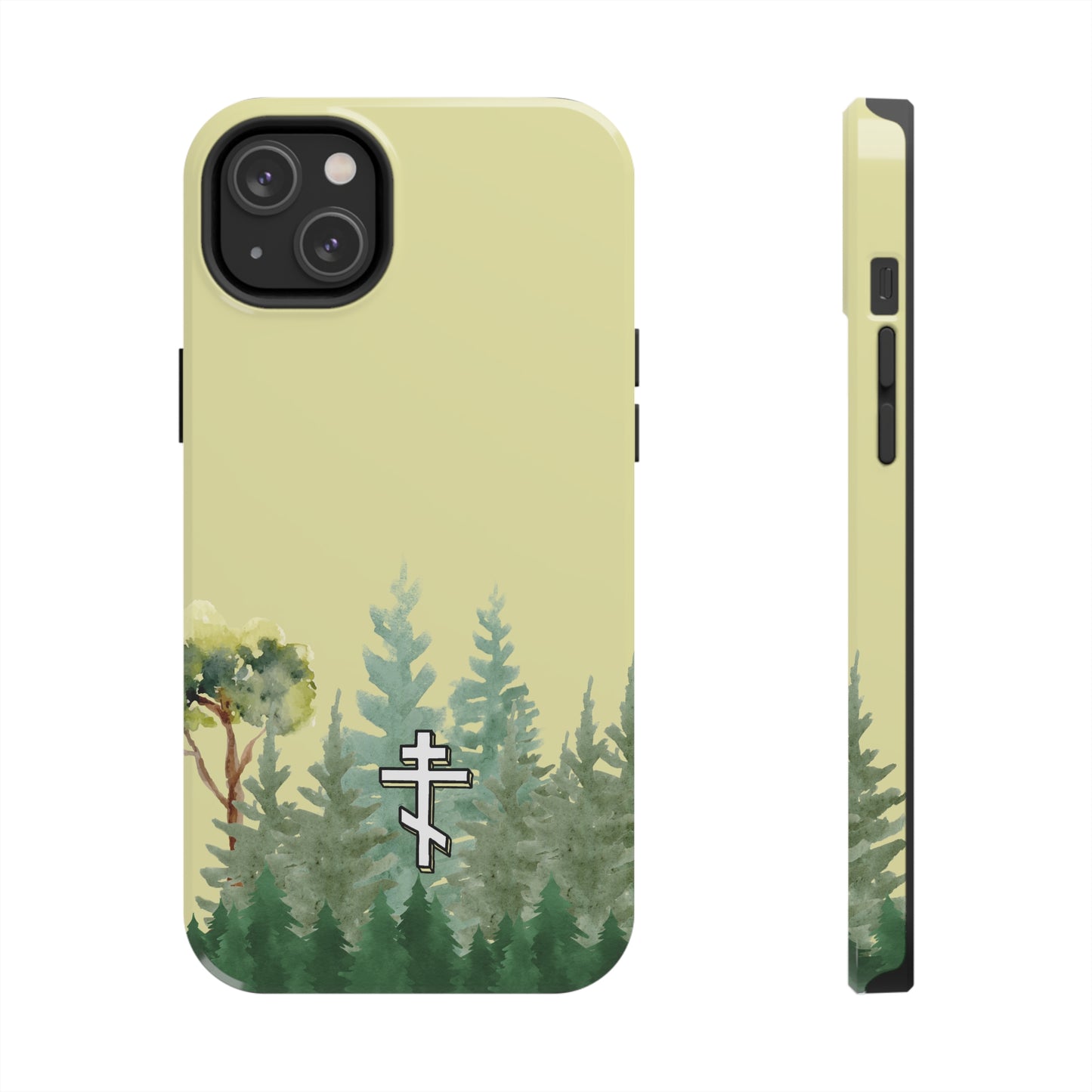 Orthodox Cross Forest iPhone Case