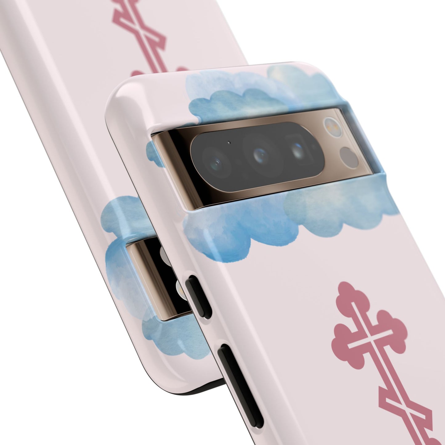 Mountain Clouds Orthodox Cross Tough Phone Case