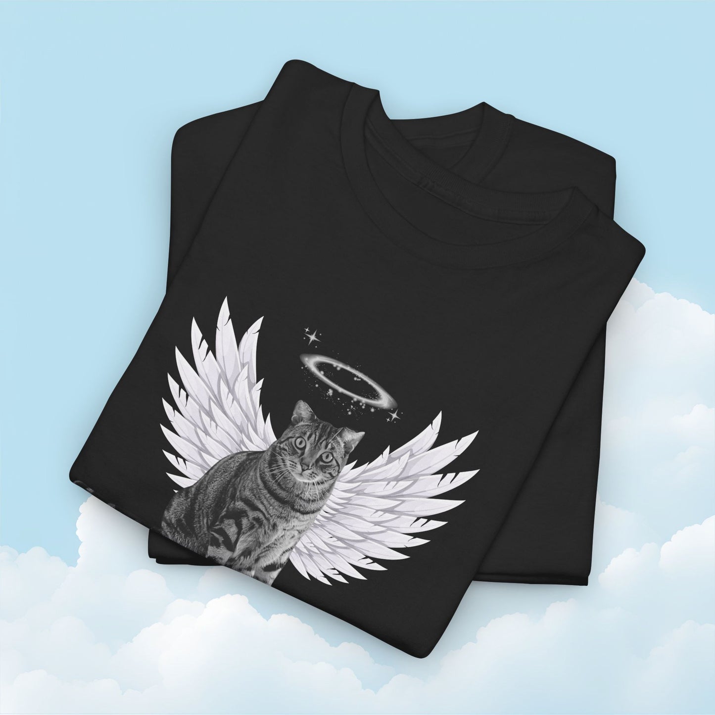 Custom Cat Angel T-Shirt