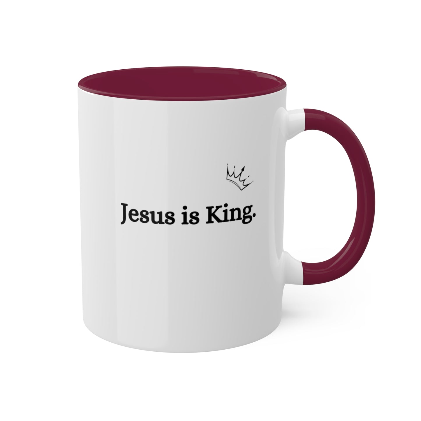 Jesus is King Coffee Mug