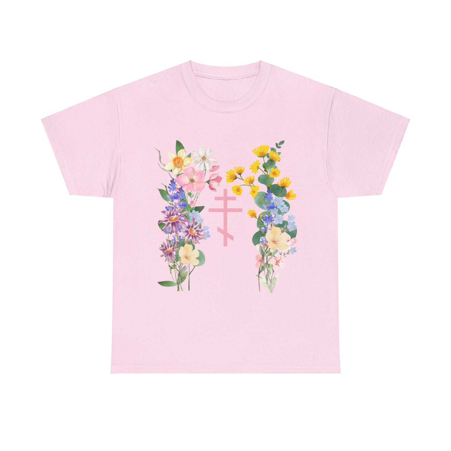 Wildflower Orthodox Cross T-Shirt