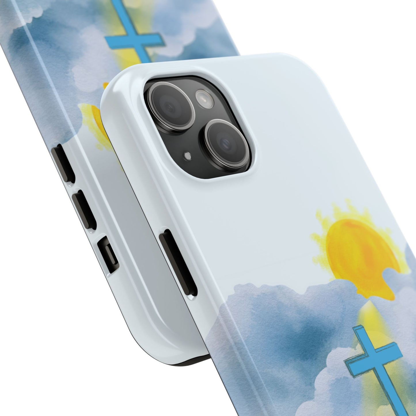 Cross Beach Scene Tough iPhone Case