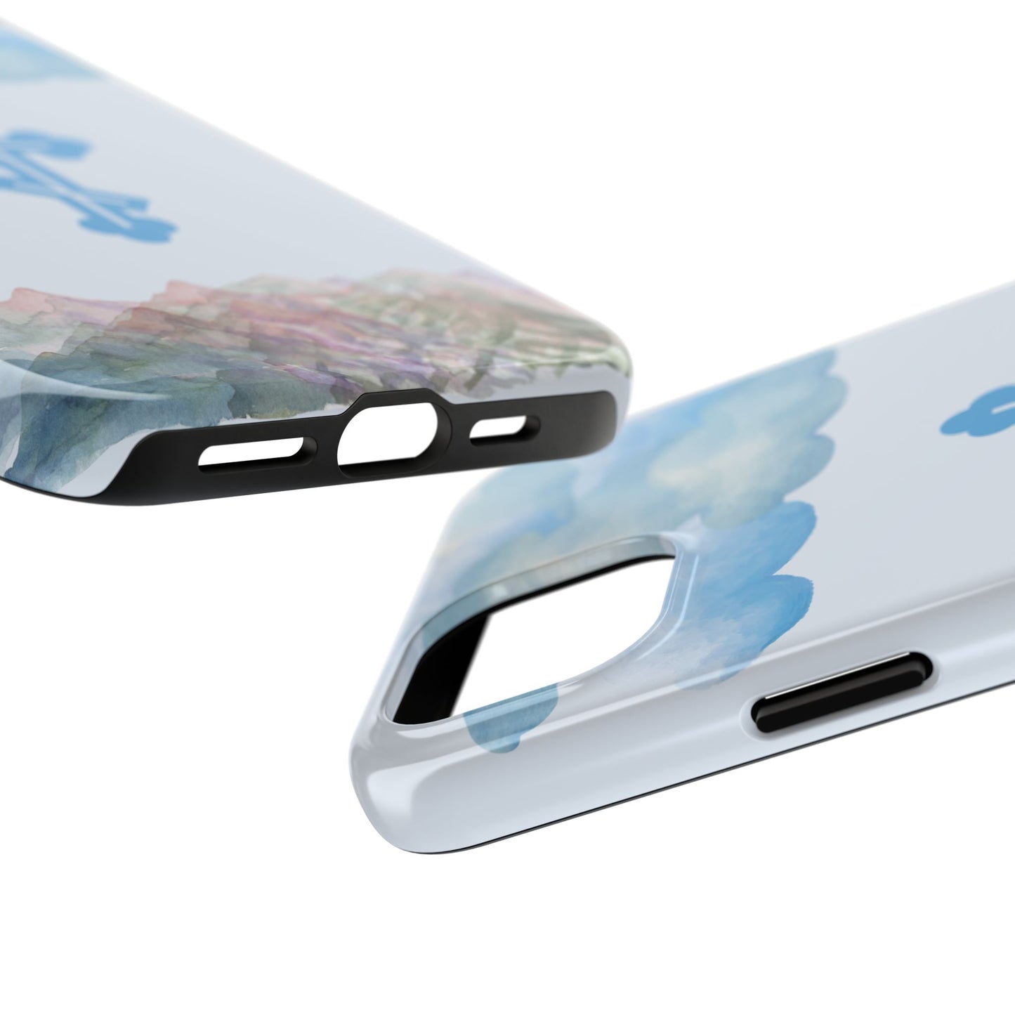 Mountain Clouds Orthodox Cross Tough iPhone Case