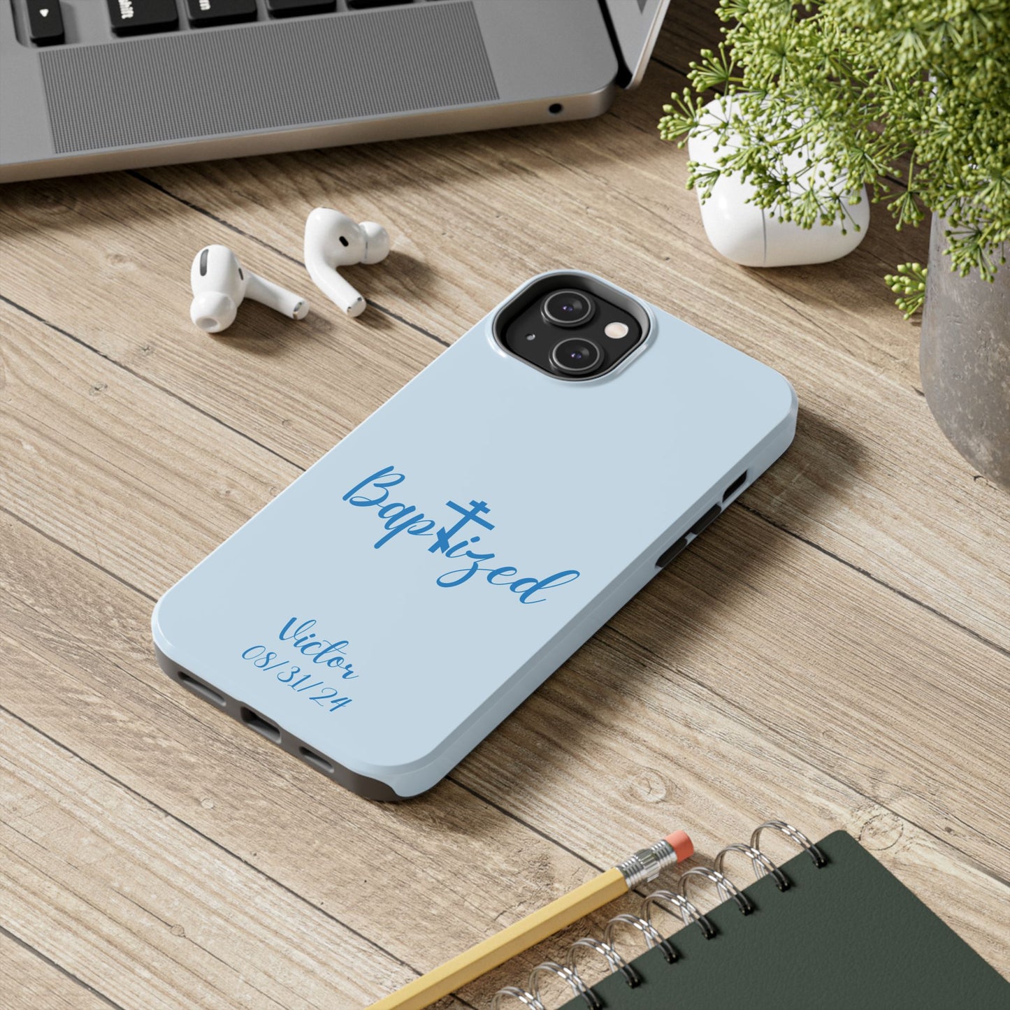 Personalized Baptized Tough iPhone Case