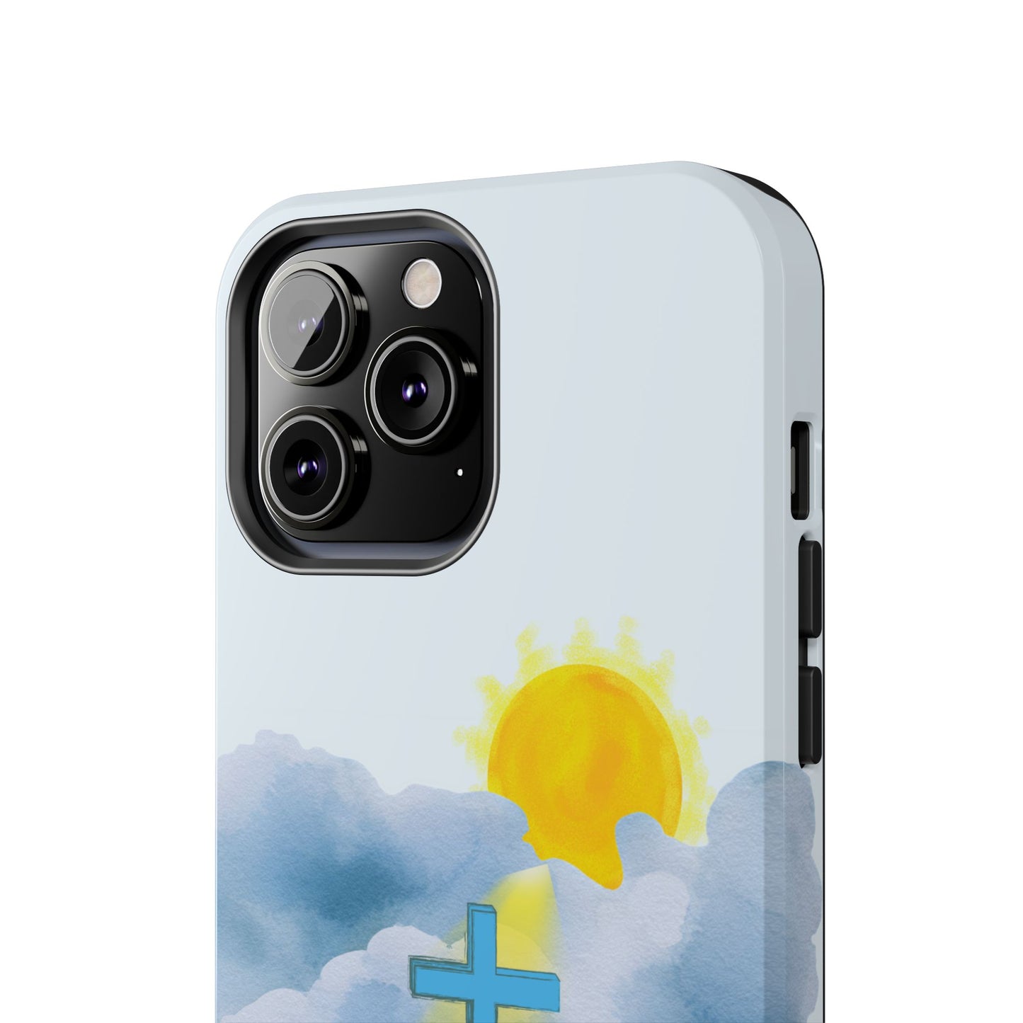 Cross Beach Scene Tough iPhone Case