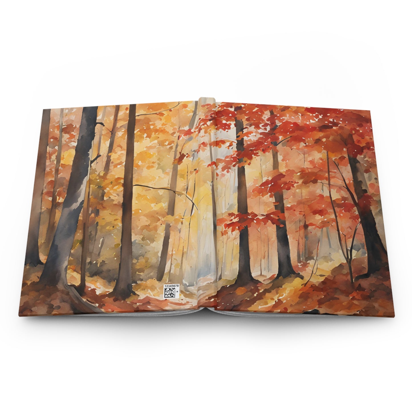 Autumn Trees Scenery Journal - Hardcover Journal Matte