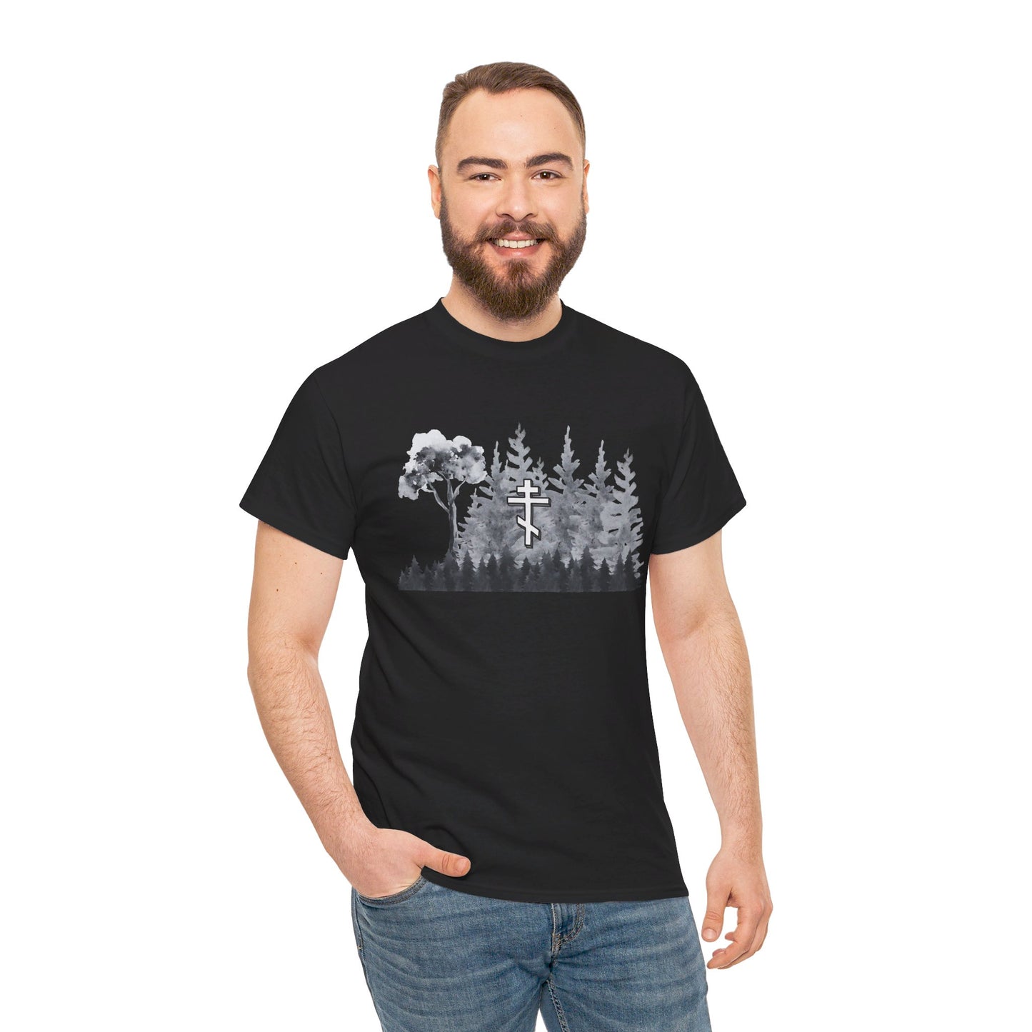 Orthodox Cross Forest T-Shirt