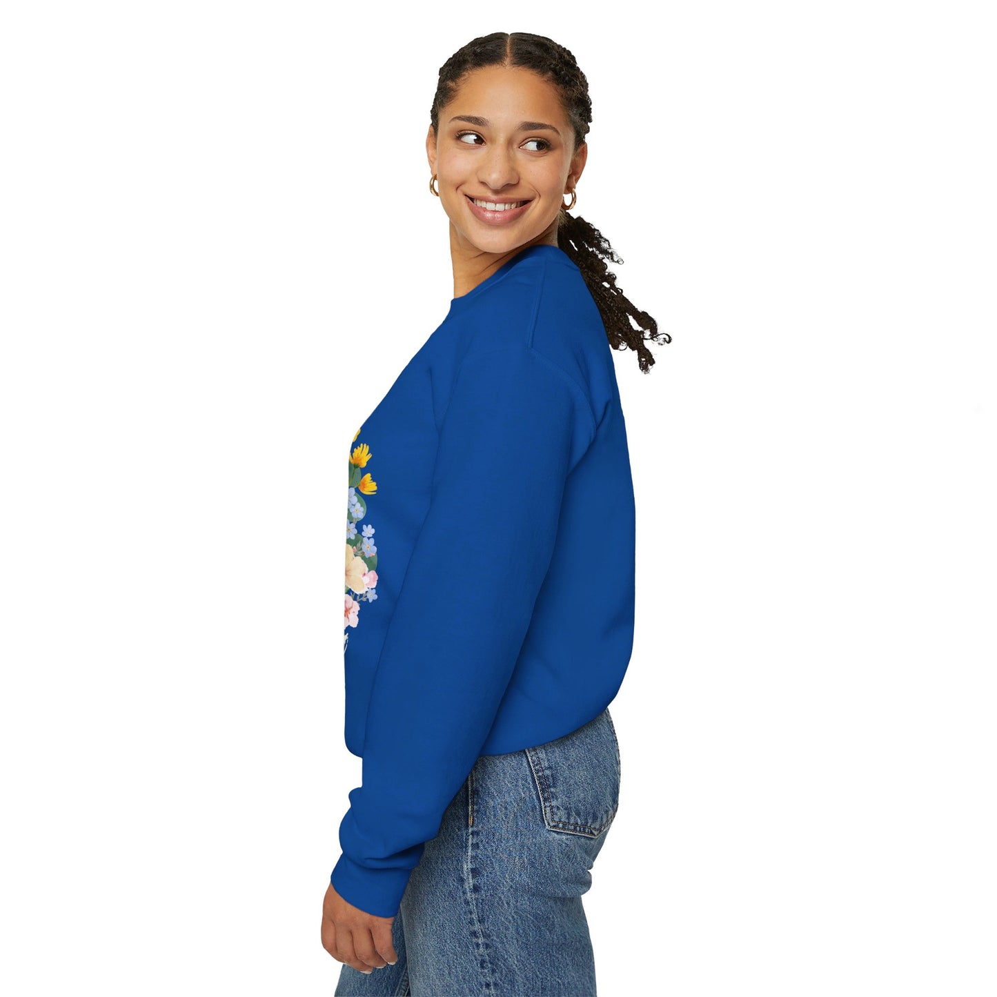 Wildflower Orthodox Cross Crewneck Sweatshirt